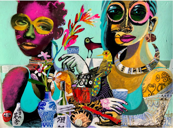 Love Garden Party (Fuchsia & Fiona / Whispers) by Skip Hill