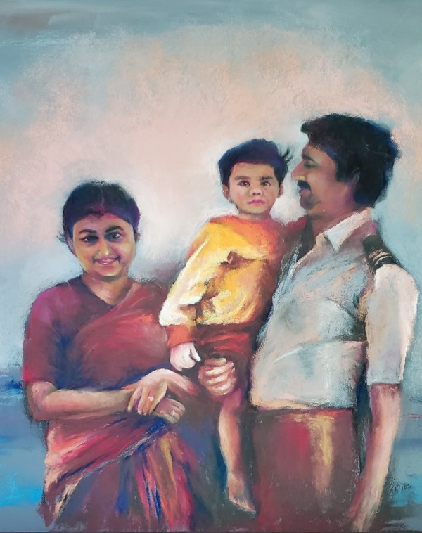 Family Portrait - Commission by Monika Gupta
