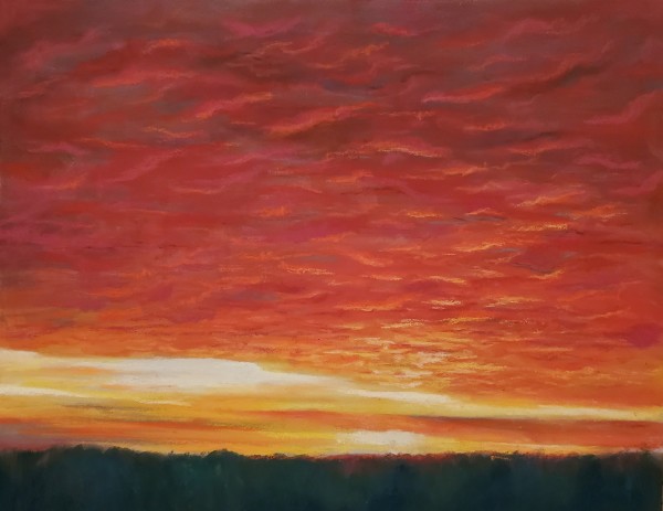 Sunset IV - Closing Curtains by Monika Gupta