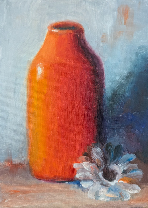 Orange Stillness by Monika Gupta