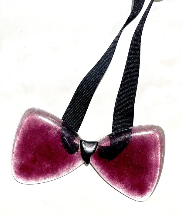 Glass Bow Tie, ARTISAN COLLECTION, Hot Color by Nancy Gong