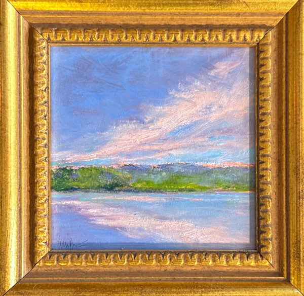 Lake Inspired (5x5” series) by Jennifer Hooley