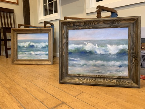 More Waves, (Left & Right) by Jennifer Hooley