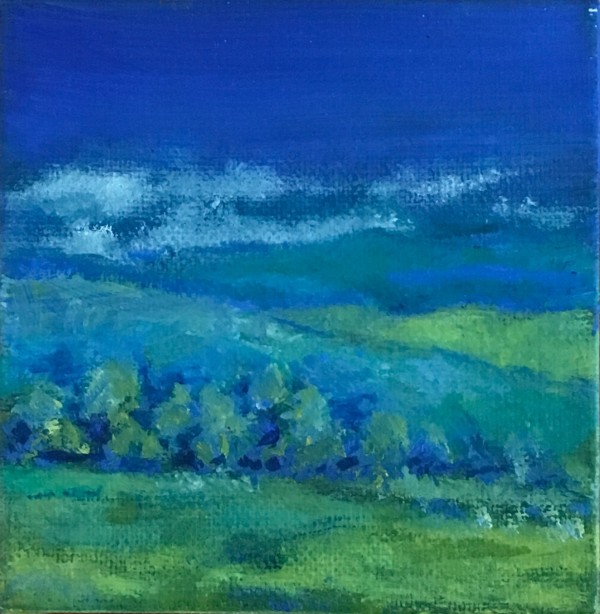 Blue Skies IV by Jennifer Hooley