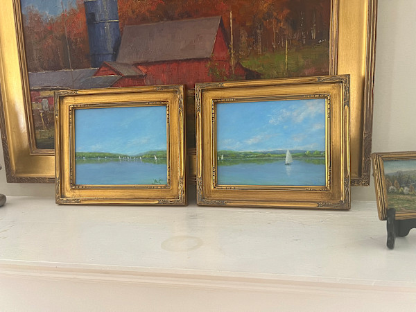 Cazenovia Lake, Summer Sailing (Series) 1 of 2 by Jennifer Hooley