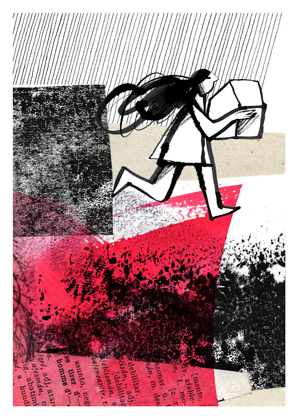 Nowhere To Go But Anywhere 50x70 Giclee print by Tribambuka