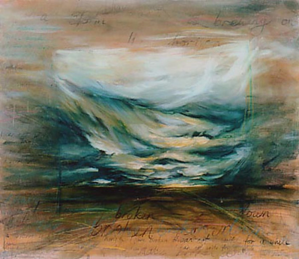 Postcard to an unknown lover (storm) by Amanda van Gils