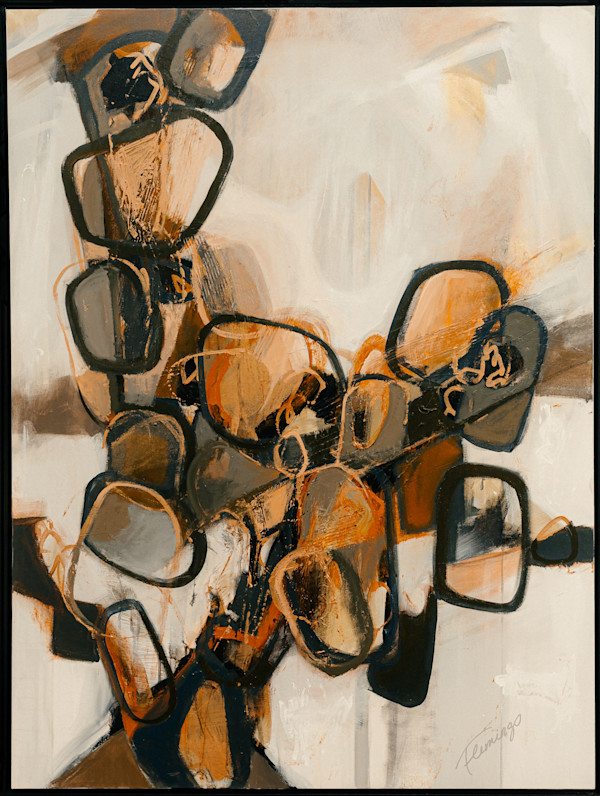 Bronze Flowing Through Rusted Veins by Ann Flemings | FlemingsArt.com