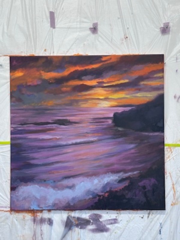 Beneath the Warmth of Lingering Tides by Ann Flemings | FlemingsArt.com