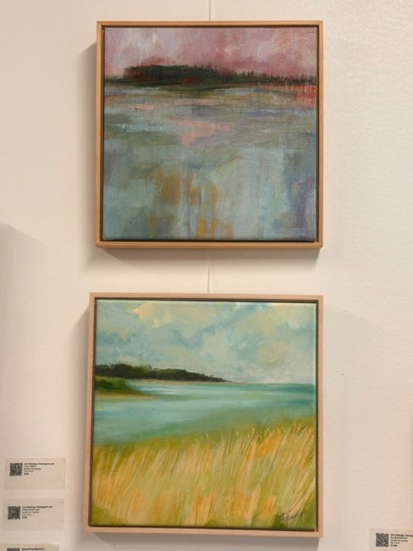 Grassy Sandy Lake Shore by Ann Flemings | FlemingsArt.com, Image 1.