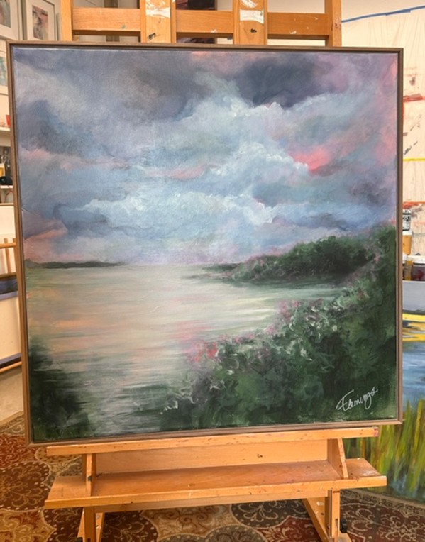 Mists Beneath Blushing Skies by Ann Flemings | FlemingsArt.com, Image 1.