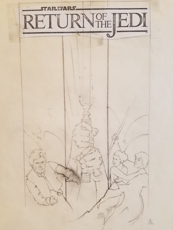 Star Wars Return of the Jedi Poster Concept Layout