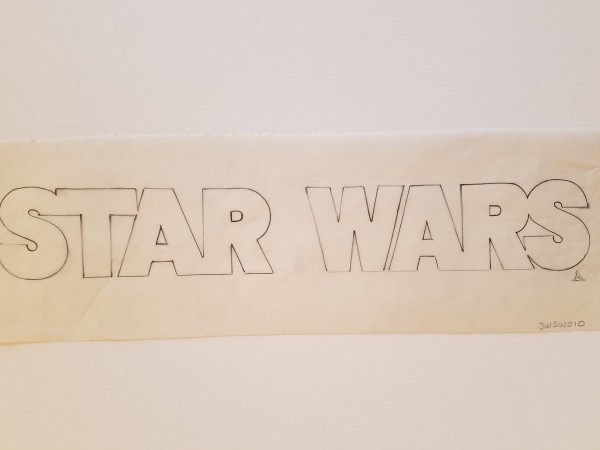 Star Wars 10th Anniversary Poster "STAR WARS" Clean Title Concept