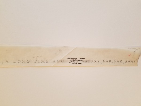 Star Wars 10th Anniversary Poster "A Long Time Ago" Approval Check