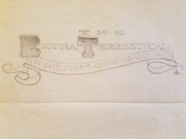 E.T. the Extra-Terrestrial Logo Concept Art