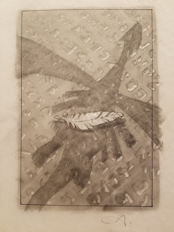 Pokemon The Movie 2000 Poster Concept, Lugia / Feather