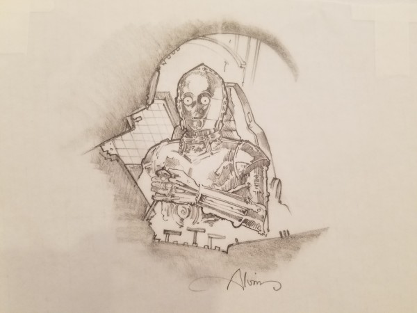 Star Wars The Phantom Menace Concept of C3-PO
