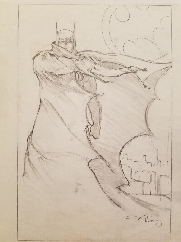 Batman Poster Concept, Tattered Cape