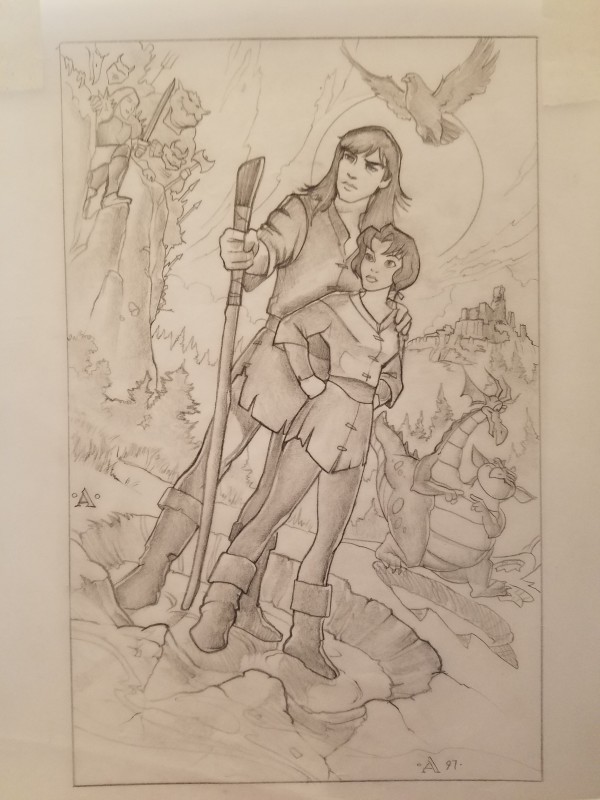 Quest for Camelot Poster Concept, Garrett & Kayley, Footprint