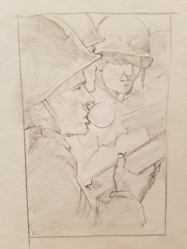 Band of Brothers Concept Art, Chewing Gum