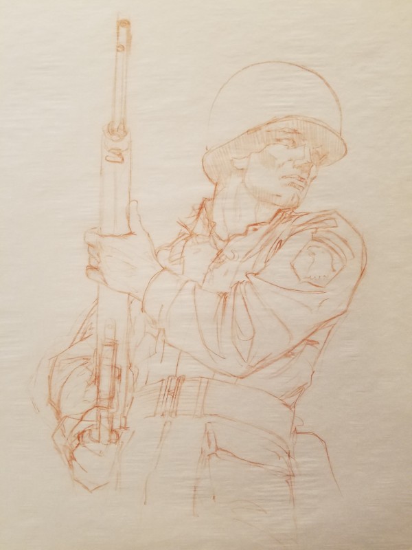 Band of Brothers Concept Art, Soldier
