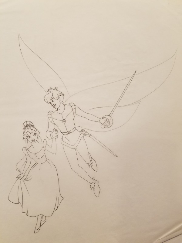 Thumbelina Poster Concept, Pose in Final