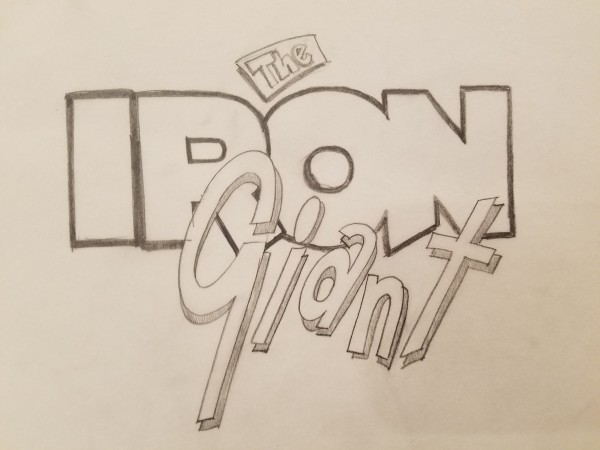 The Iron Giant Logo Concept, Boxed in "THE", Block "IRON"