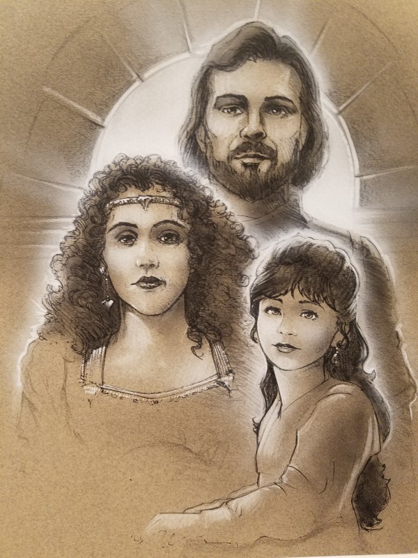 The Dragon Princess Concept Royal Family Portrait by John Alvin, Image 1.