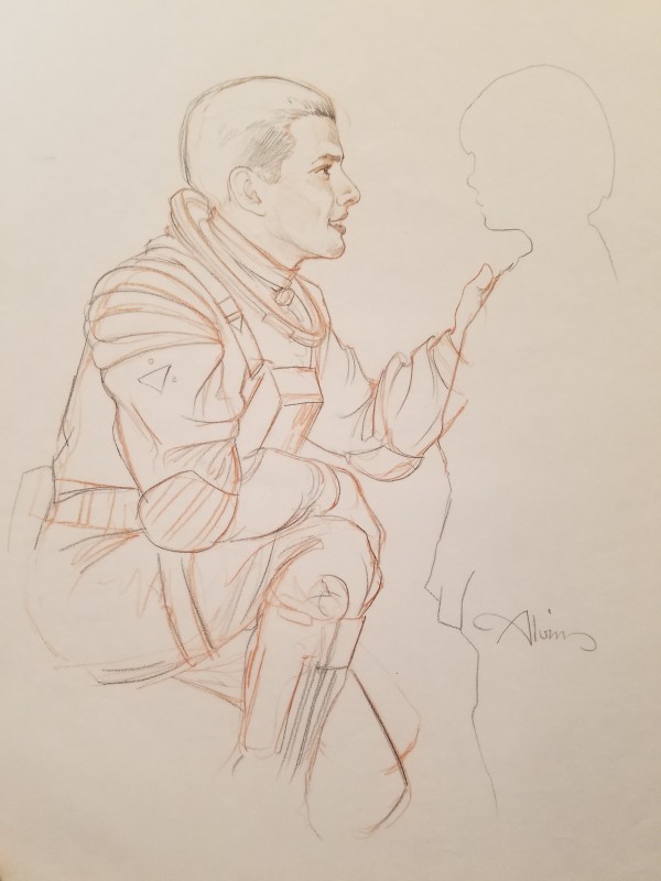 Star Wars Anakin's Fate Interior Art, Podracer