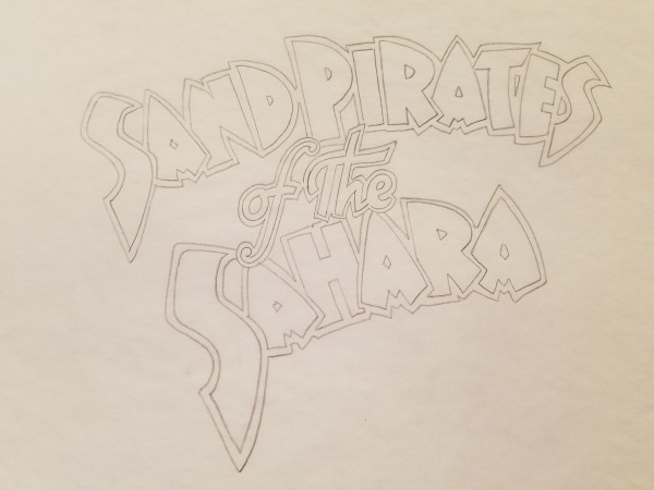 The Majestic Sand Pirates of the Sahara Logo Concept, Close to Final by John Alvin, Image 1.