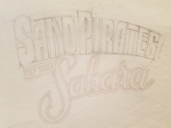 The Majestic Sand Pirates of the Sahara Logo Concept by John Alvin, Image 1.