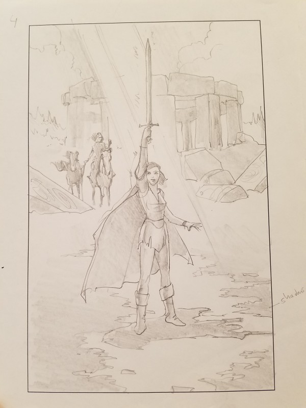 Quest for Camelot Poster Concept, Sword Up to Sky