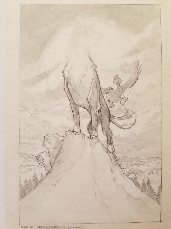 Balto Poster Concept, Balto on Cliff