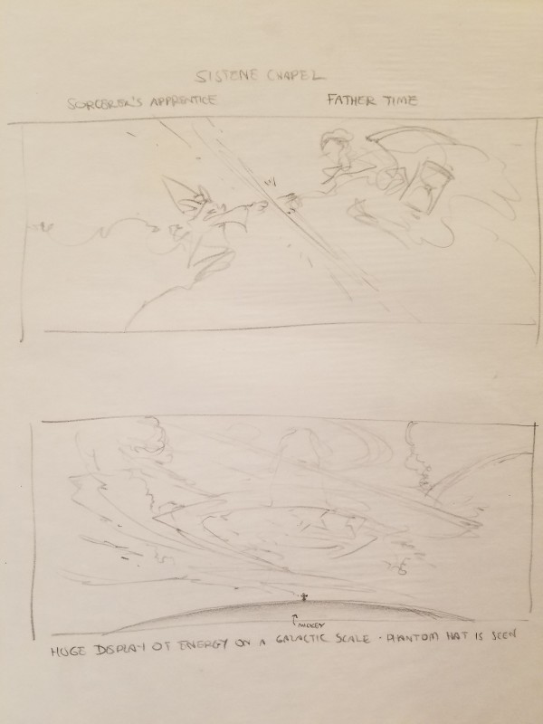 Fantasia 2000 Poster Concept, "Sistene Chapel"