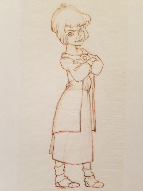 Peter Pan Poster Concept Art, Jane