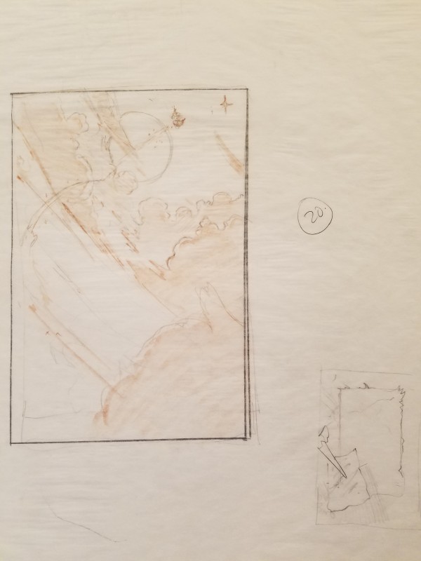 Peter Pan Poster Concept Art, Cover Concept "20"