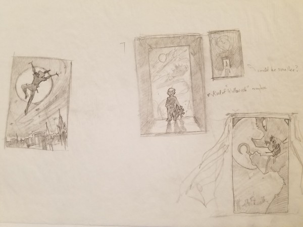 Peter Pan Poster Concept Art, Cover Concept "7"
