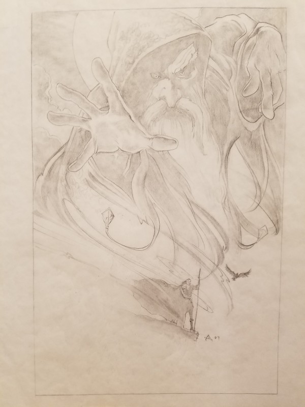 Quest for Camelot Poster Concept, Merlin Casting Spell