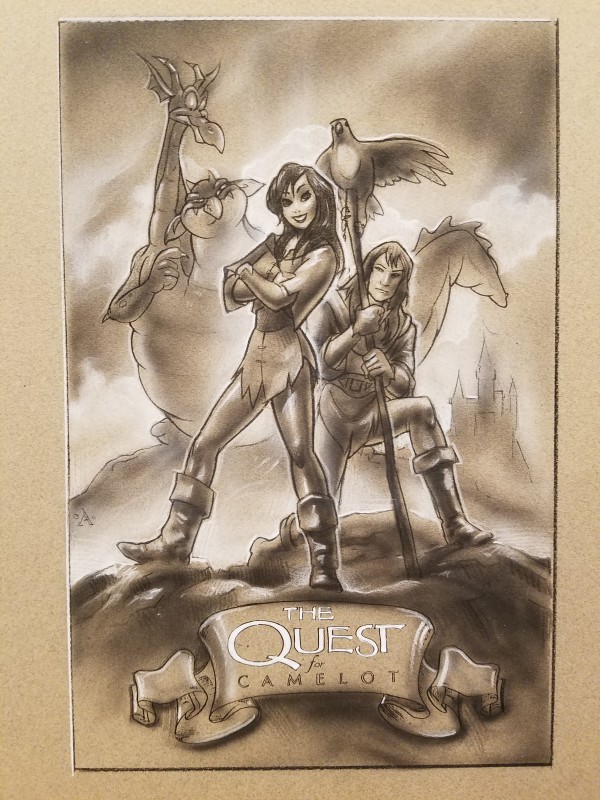 Quest for Camelot Poster Concept, Kaylee, Garrett, Devon, Cornwall