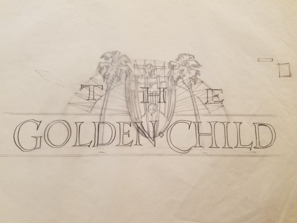 The Golden Child Logo Concept, "THE" Above "GOLDEN CHILD"