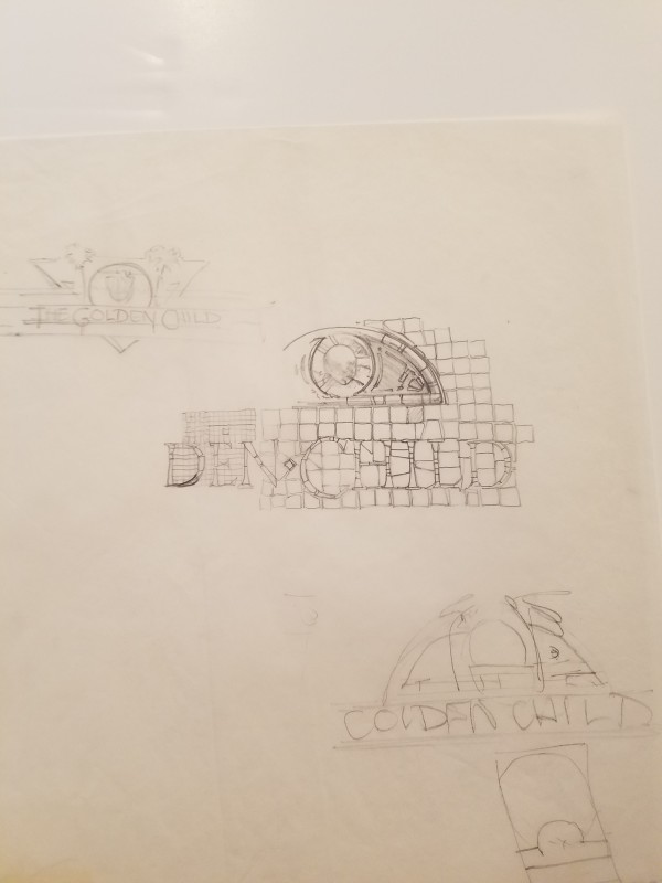 The Golden Child Logo Concept, Three Concepts by John Alvin, Image 1.