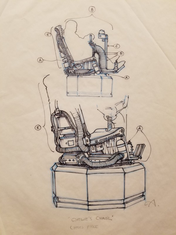 Star Wars Chess Set For Danbury Mint: Chewie Concept