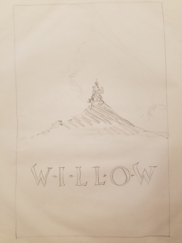 Willow Poster Concept, Main Cast on Roughly Sketched Hill