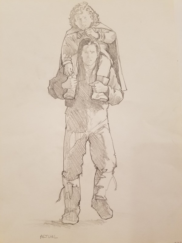 Willow Poster Concept, Willow on Madmortigan's Shoulders