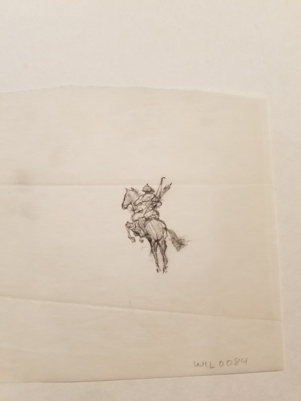 Willow Poster Concept, Horse Archer Riding Away and Left