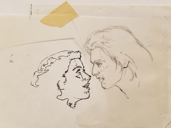 Willow Poster Concept, Printed Willow & Graphite Madmoritigan