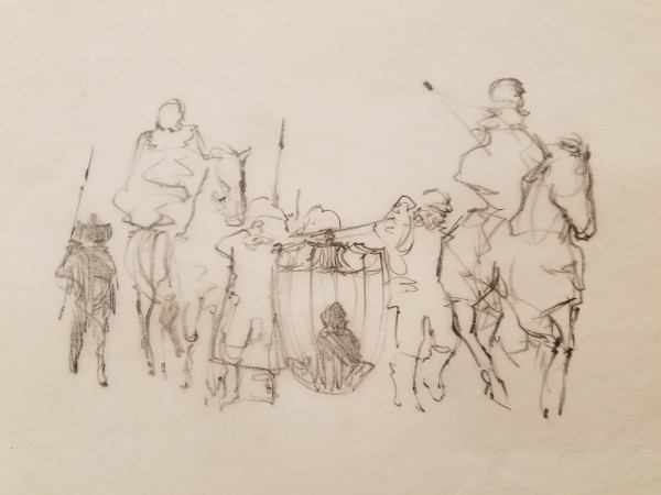 Willow Poster Concept, Horsemen and Soldiers
