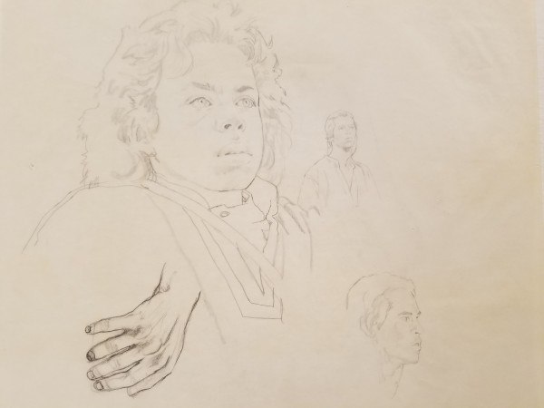 Willow Poster Concept, Willow and Madmortigan Studies