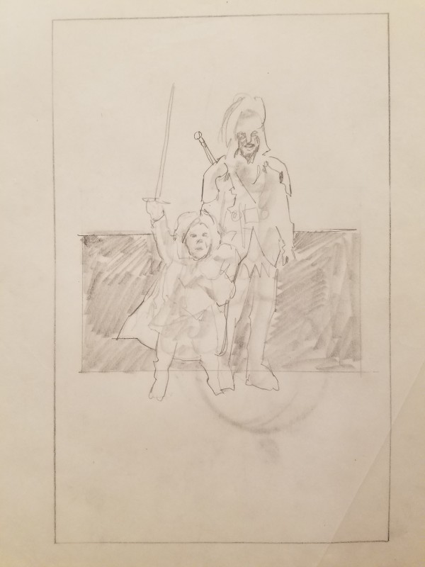 Willow Poster Concept, Willow Holding Sword Up