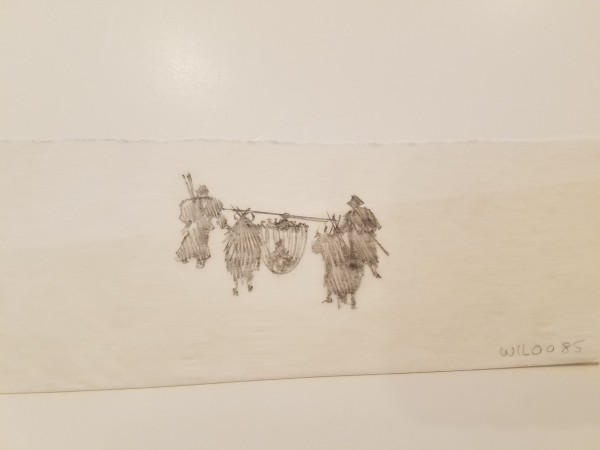Willow Poster Concept, Horsemen Carrying Prisoner in Cage
